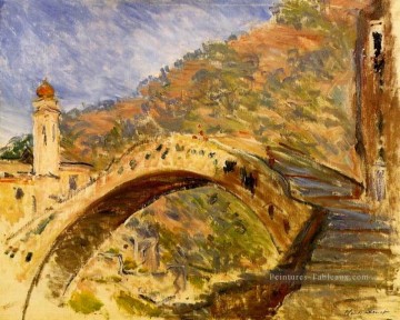 Pont à Dolceacqua Claude Monet Peinture à l'huile